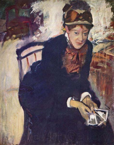 Mary Cassatt Degas, Portrait of Miss Cassatt